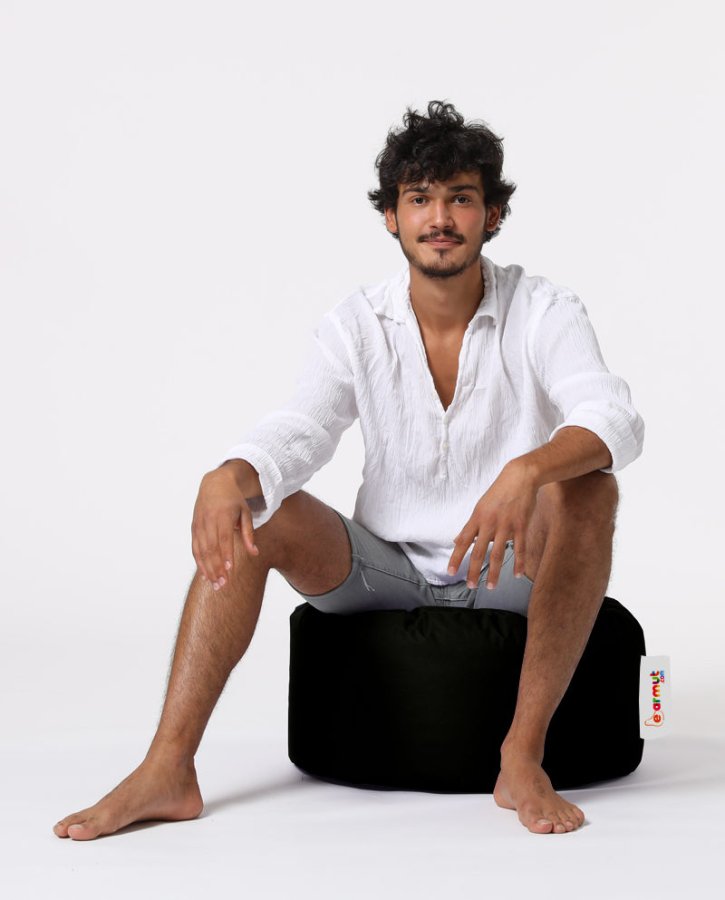 NORDVÄRK Rund udendrs skkestol - sort polyester