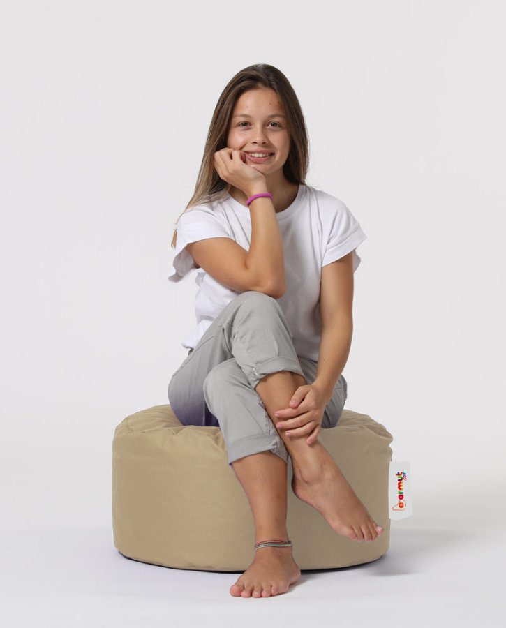 NORDVÄRK Rund udendrs skkestol - mink polyester