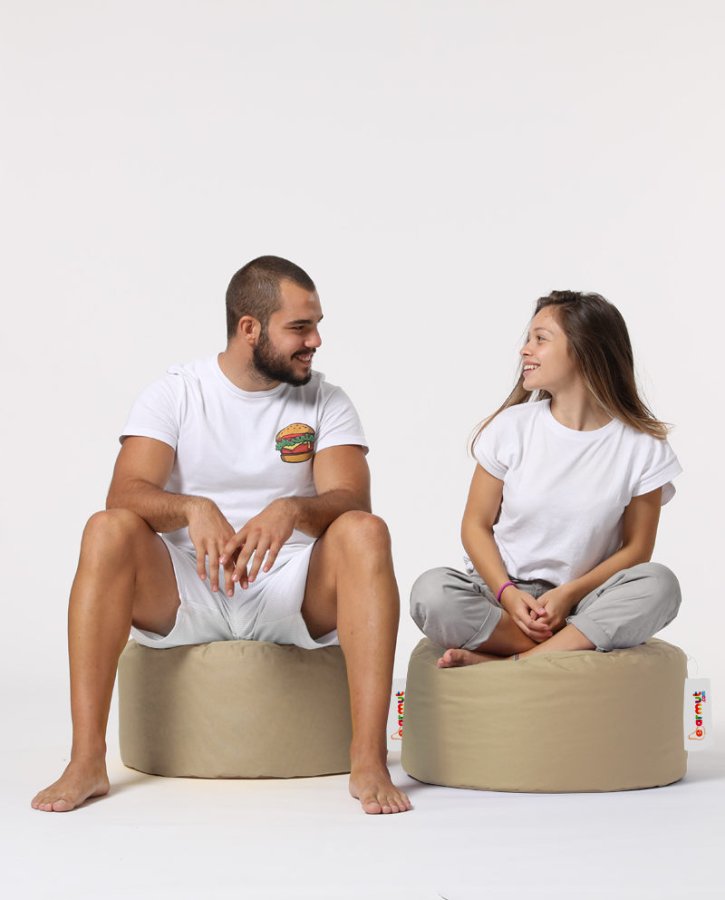 NORDVÄRK Rund udendrs skkestol - mink polyester