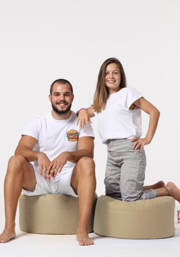 NORDVÄRK Rund udendrs skkestol - mink polyester