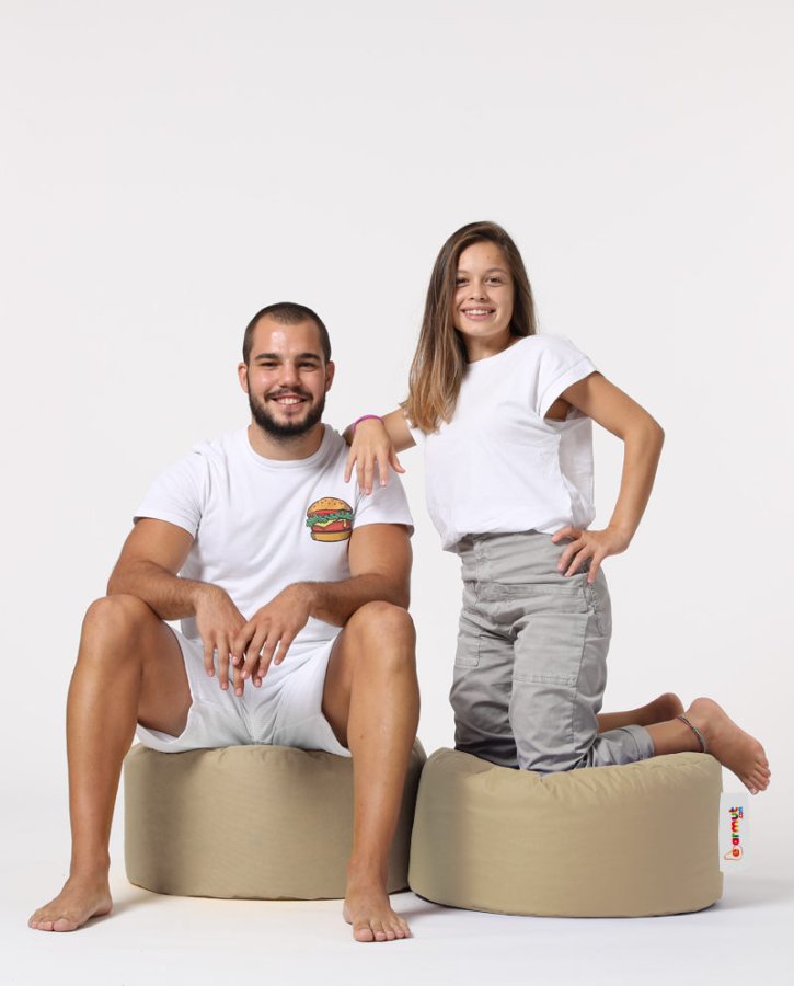 NORDVÄRK Rund udendrs skkestol - mink polyester