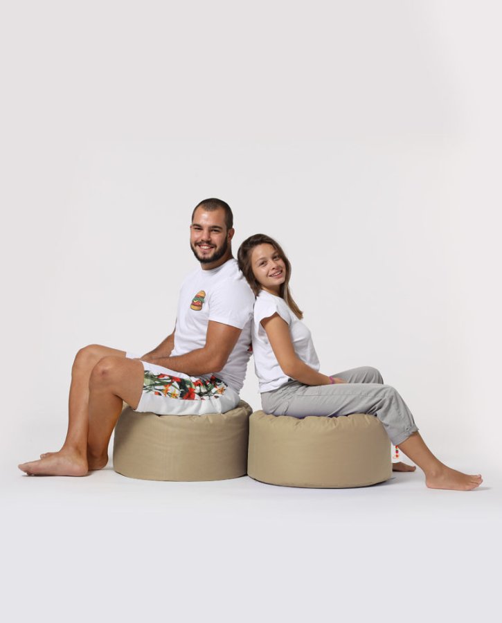 NORDVÄRK Rund udendrs skkestol - mink polyester