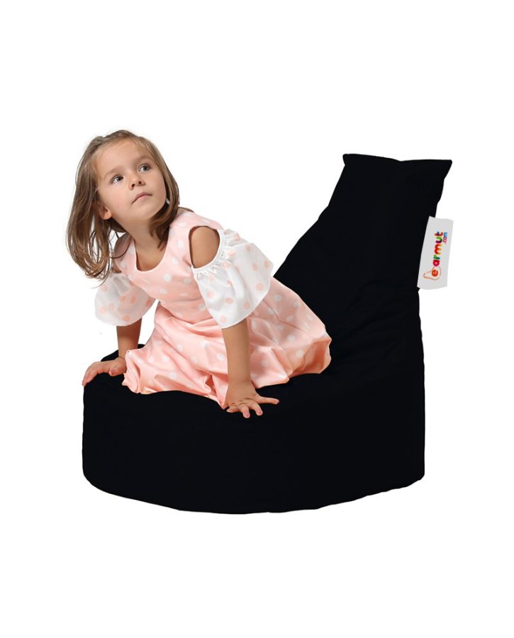 NORDVÄRK Baton udendrs skkestol til brn - sort polyester