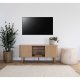 HOUSE NORDIC  Nikko TV-bnk - TV-bnk, 2 lger, natur<br>113x40x52 cm