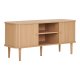 HOUSE NORDIC  Nikko TV-bnk - TV-bnk, 2 lger, natur<br>113x40x52 cm