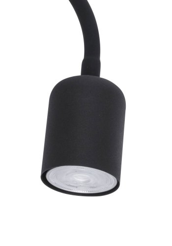 TK Maja vglampe - sort stof og sort metal