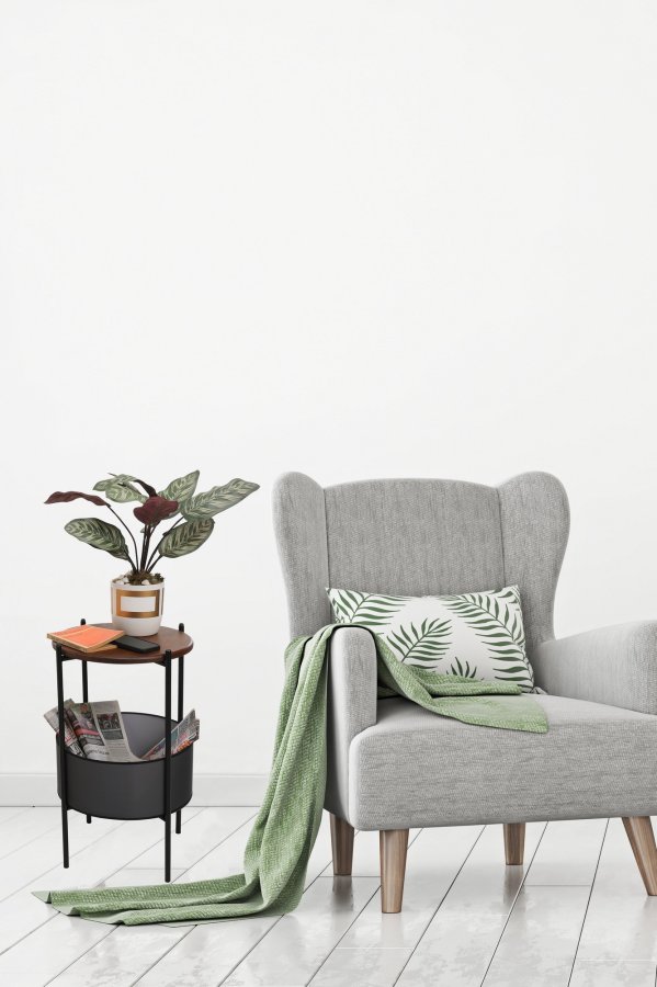 NORDVÄRK 1028 Sidebord, sortWalnut