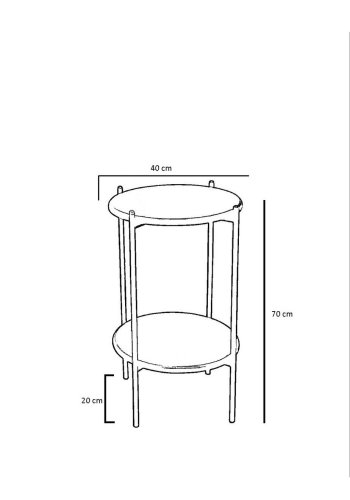 NORDVÄRK 1029 Sidebord, Eg