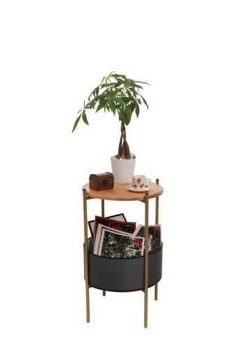 NORDVÄRK 1029 Sidebord, SortEgetr