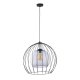 TK Universo loftlampe 500 - grafit glas og sort metal