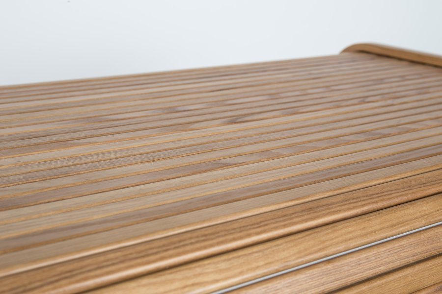 ZUIVER Barbier skrivebord, m. 1 lge og 2 rum - natur askefinér og asketr (110x77)