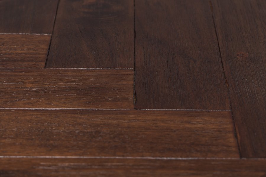 DUTCHBONE Klasse konsolbord, m. 2 skuffer - brun tr og guld stl (120x45)