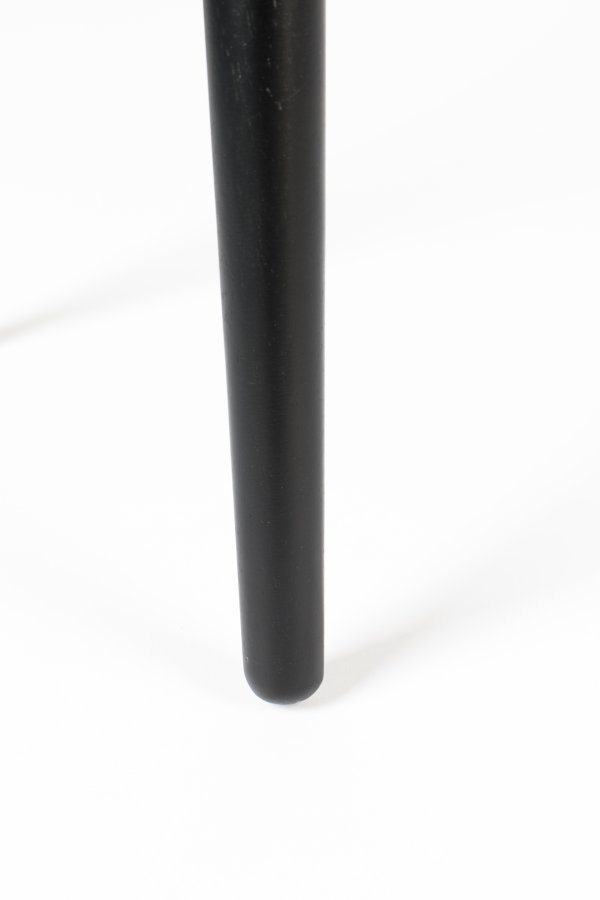 ZUIVER Barbier konsolbord, m. 2 skydelger - sort egetrsfinér og gummitr (120x35)