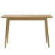 WHITE LABEL LIVING Fabio sildeben konsolbord, rektangulr - natur egefinér og egetr (120X40)