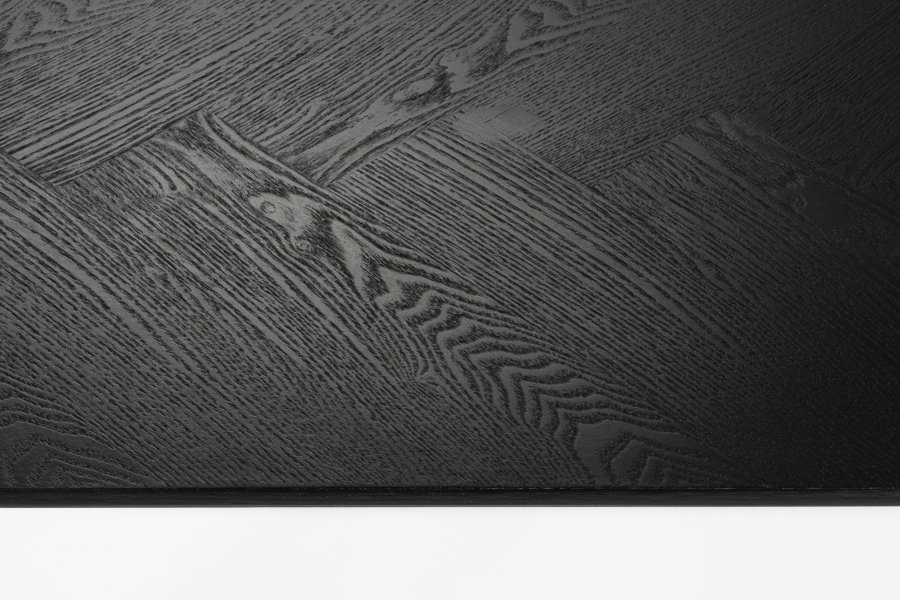 WHITE LABEL LIVING Fabio sildeben konsolbord, rektangulr - sort egefinér og egetr (120X40)