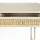 WHITE LABEL LIVING Amaya konsolbord, m. 2 skuffer - beige MDF/metal (120x40)