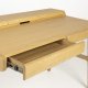 ZUIVER Kaat skrivebord, m. 2 skuffer - natur egefinér og asketr (120x70)
