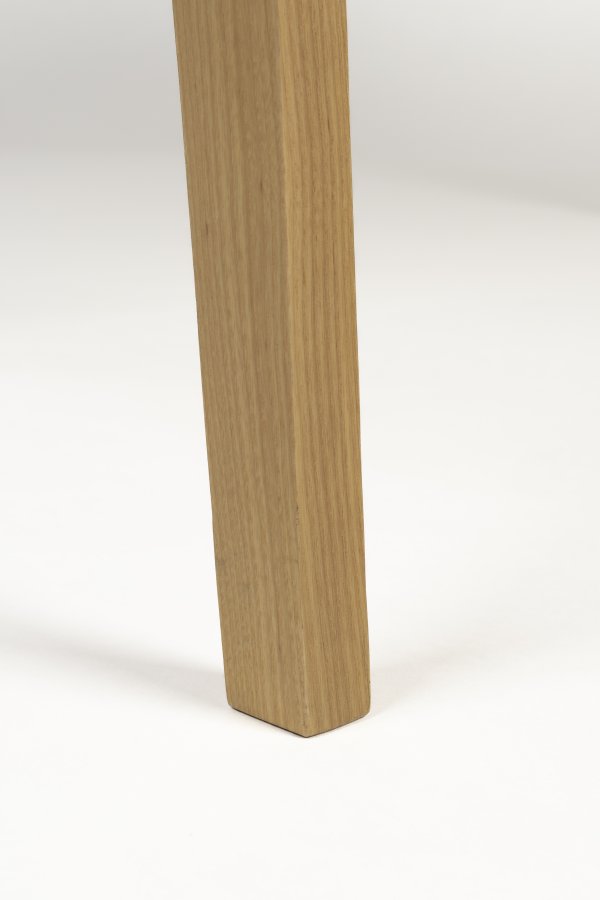 ZUIVER Kaat skrivebord, m. 2 skuffer - natur egefinér og asketr (120x70)