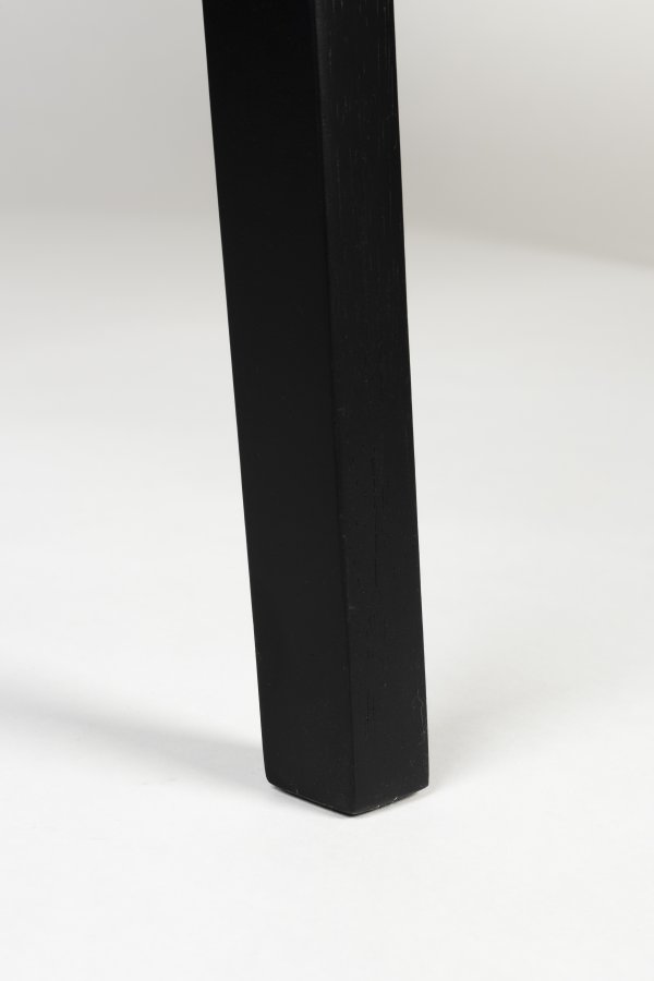 ZUIVER Kaat skrivebord, m. 2 skuffer - sort egefinér og asketr (120x70)