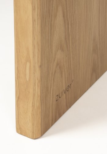 ZUIVER Brave konsolbord, rektangulr - natur egetrsfinér og gummitr (128x38)