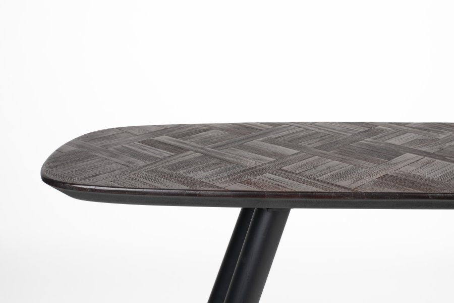 WHITE LABEL LIVING Webster konsolbord, rektangulr - brun genbrugsteak og jern (118x37)