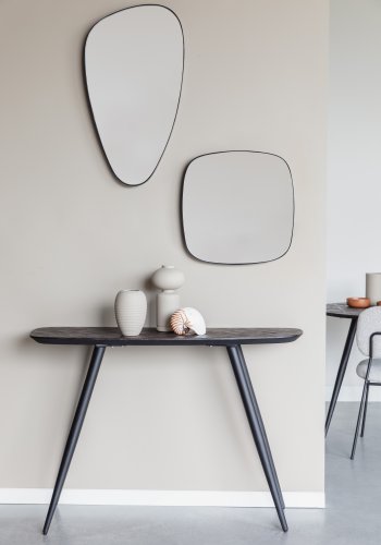 WHITE LABEL LIVING Webster konsolbord, rektangulr - brun genbrugsteak og jern (118x37)