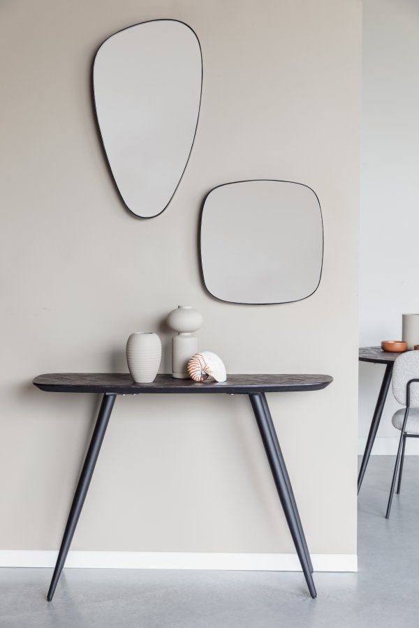 WHITE LABEL LIVING Webster konsolbord, rektangulr - brun genbrugsteak og jern (118x37)