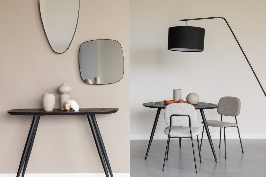 WHITE LABEL LIVING Webster konsolbord, rektangulr - brun genbrugsteak og jern (118x37)