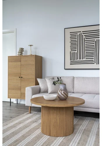 HOUSE NORDIC Sofabord, natur80x45 cm