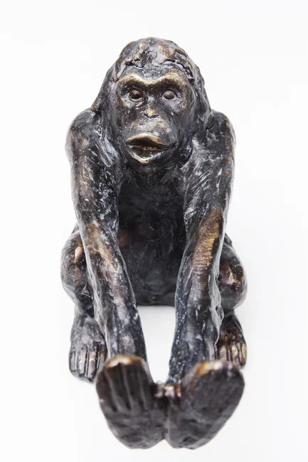 KARE DESIGN Monkey bogsttte - sort polyresin (st med 2)