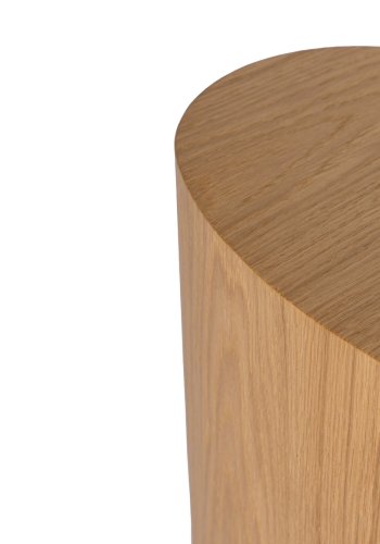 NORDVÄRK Elipse sidebord, oval - natur egefinér (st med 2)