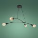 TK Helix loftlampe - sort metal