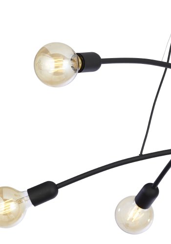TK Helix loftlampe - sort metal
