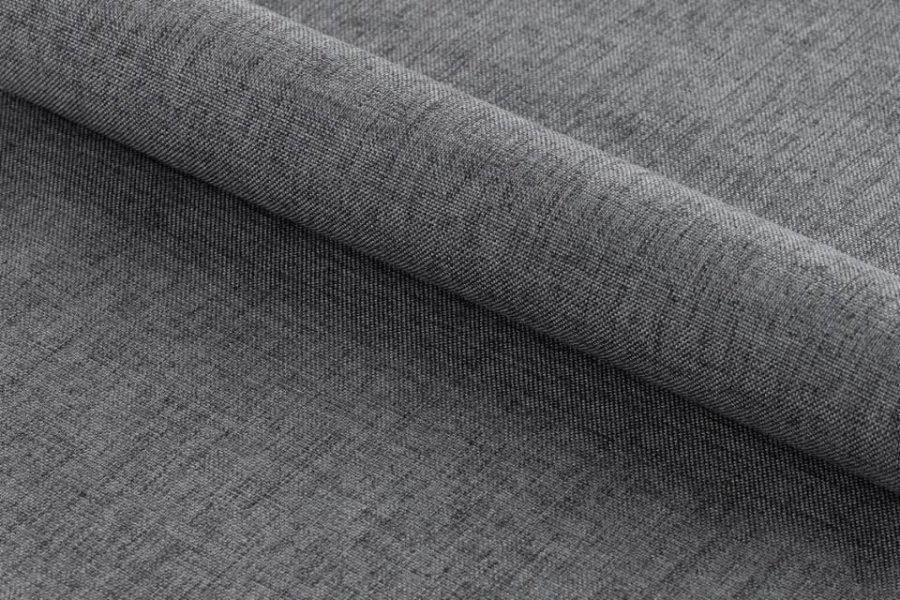 ACT NORDIC Celia spisebordsstol - mrkegr stof og sort stl