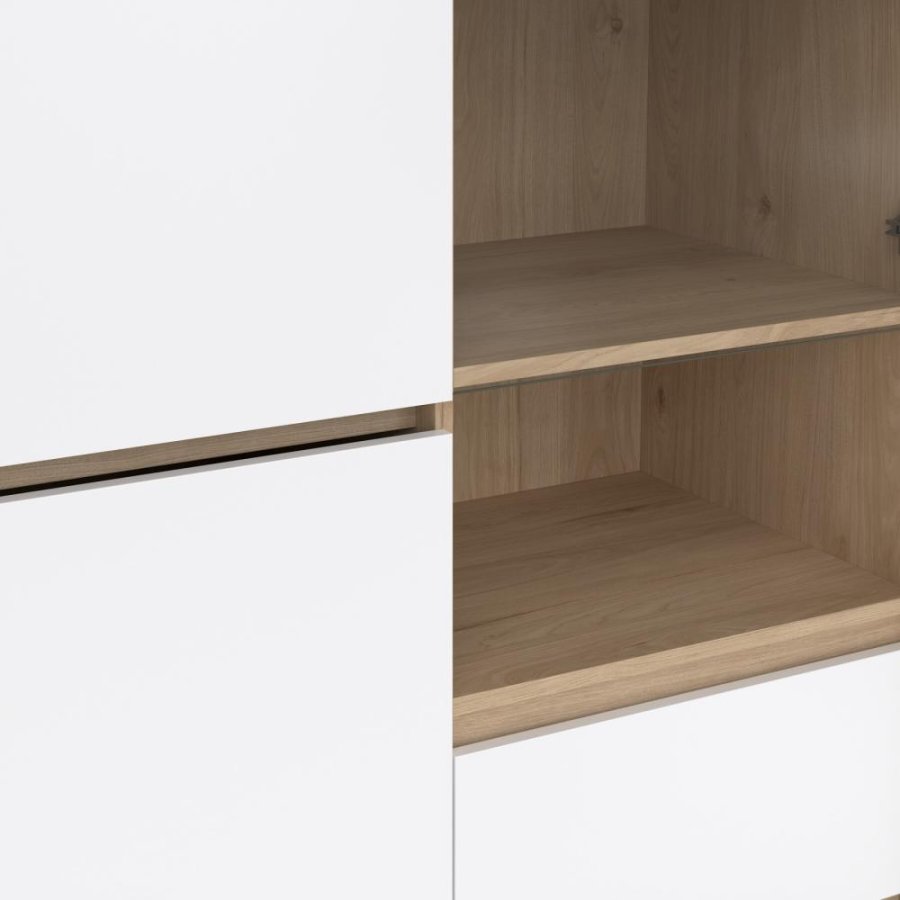 TVILUM Next Vitrine 1 lge + 1 glaslge + 2 skuffer