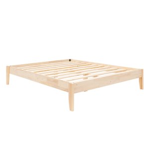 NORDVÄRK Galaksi 200 sengeramme, m. lamelbund - natur grantr og fyrretr (90x200)