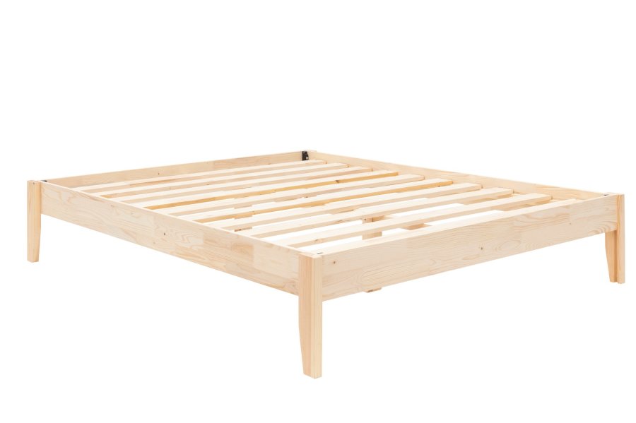 NORDVÄRK Galaksi 200 sengeramme, m. lamelbund - natur grantr og fyrretr (90x200)