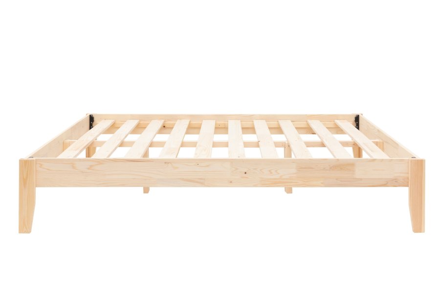 NORDVÄRK Galaksi 200 sengeramme, m. lamelbund - natur grantr og fyrretr (90x200)