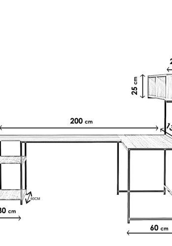 NORDVÄRK Dser Study Skrivebord, Valnd