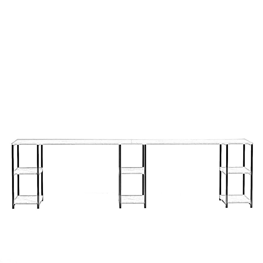 NORDVÄRK Sade arbejdsbord, eg