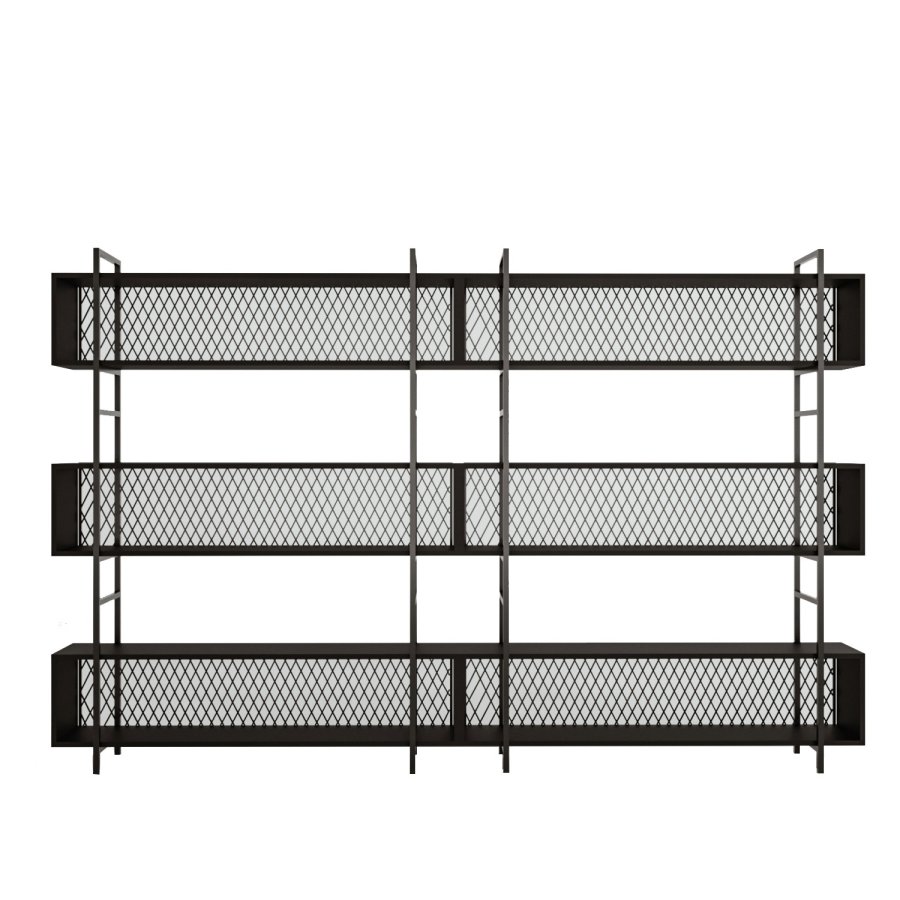 NORDVÄRK  Multifunktionshylde, sort