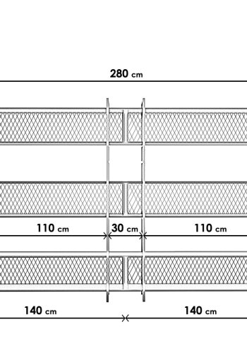 NORDVÄRK  Multifunktionshylde, sort