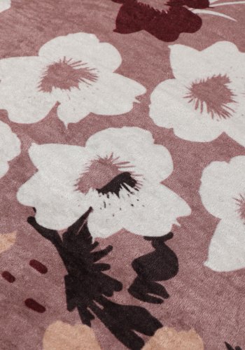 TEPPI Wall gulvtppe, m. mnster, rektangulr - multifarvet polyester (120x180)