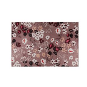 TEPPI Wall gulvtppe, m. mnster, rektangulr - multifarvet polyester (120x180)