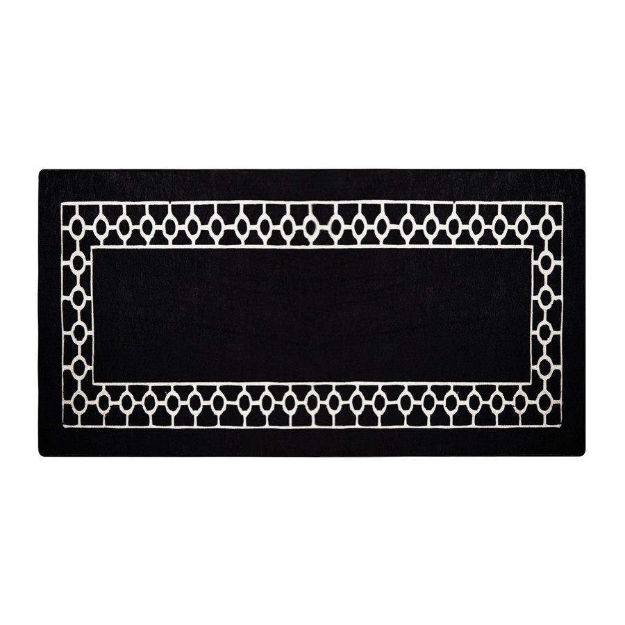 TEPPI Bague Hall gulvtppe, m. mnster, rektangulr - multifarvet polyester (80x200)