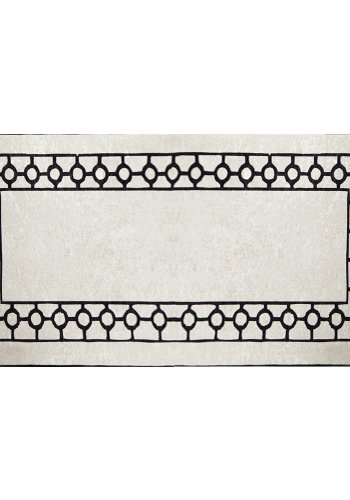 TEPPI Bague Hall gulvtppe, m. mnster, rektangulr - multifarvet polyester (80x200)