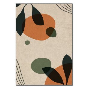 TEPPI ASR gulvtppe, m. mnster, rektangulr - multifarvet polyester (160x230)