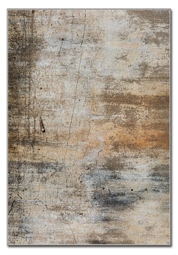 TEPPI ASR gulvtppe, m. mnster, rektangulr - multifarvet polyester (140x220)