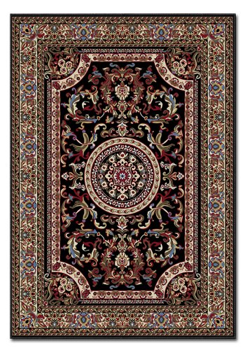 TEPPI ASR gulvtppe, m. mnster, rektangulr - multifarvet polyester (160x230)