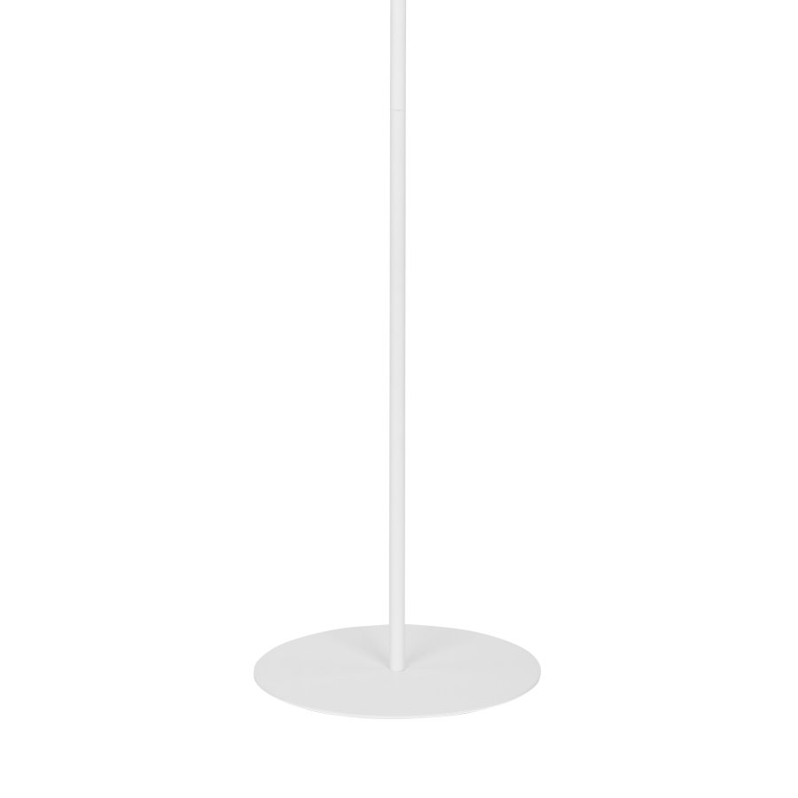 TK Maja gulvlampe - hvid stof og hvidt metal